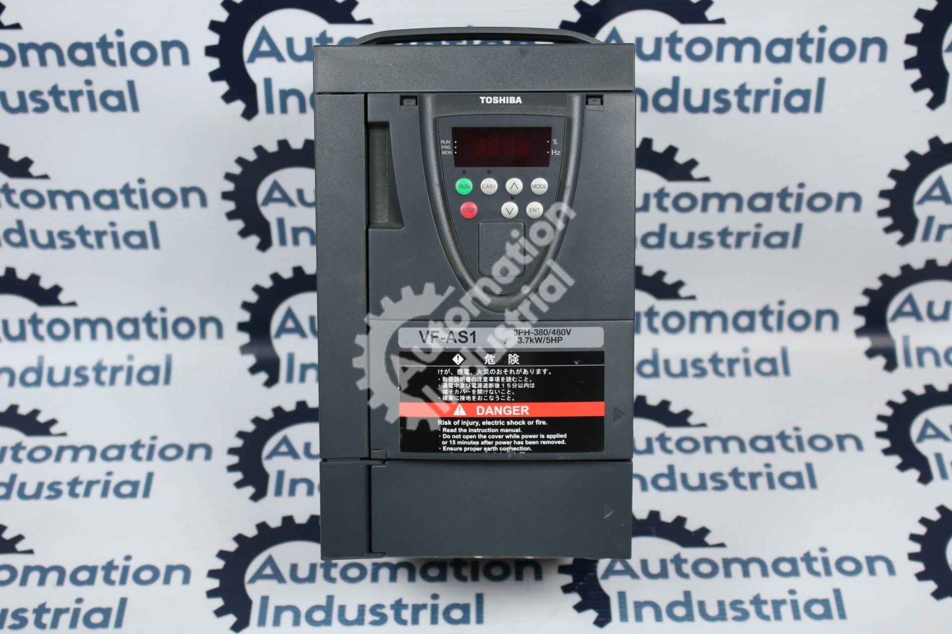 Toshiba VFAS1-4037PL-WN Transistor Inverter 3.7kW-8.0kVA-5HP