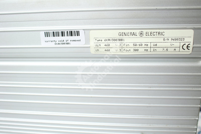 GE General Electric 6KAV3003BB1 AV 300 Drive
