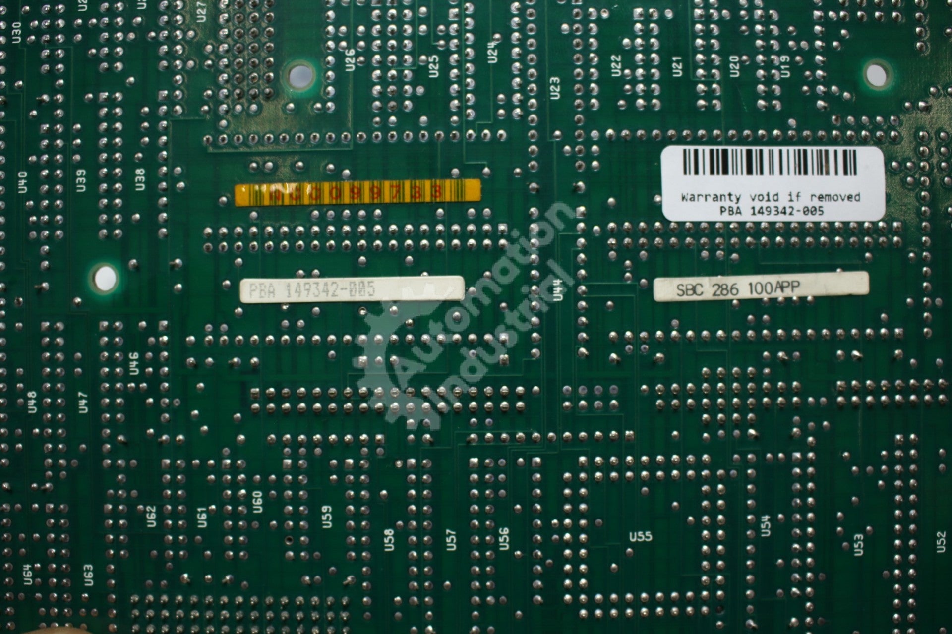 Intel PBA 149342-005 SBC 286 100APP Circuit Board