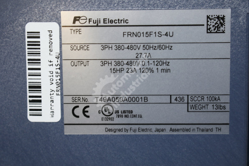 Fuji Electric FRN015F1S-4U Adjustable Frequency Drive NEW