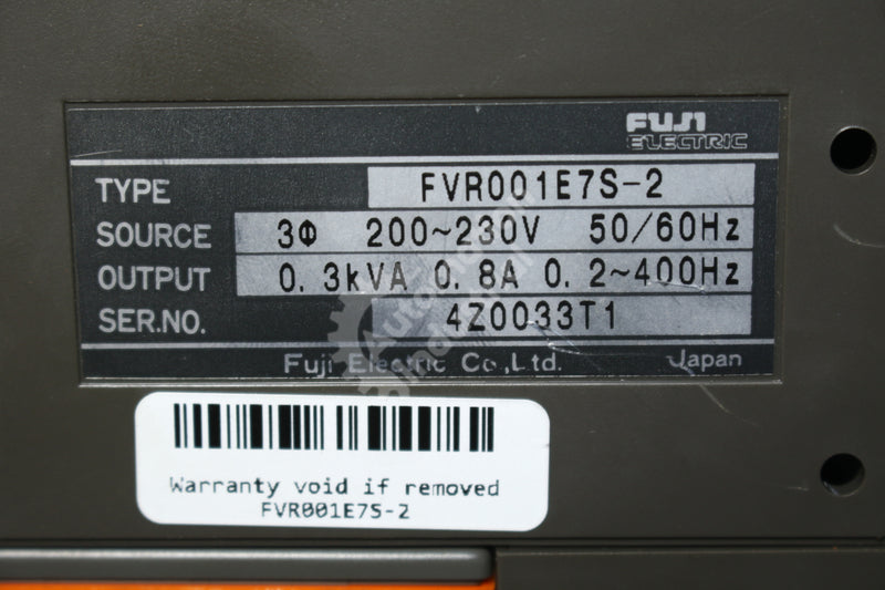 Fuji Electric FVR001E7S-2 200-230VAC Inverter