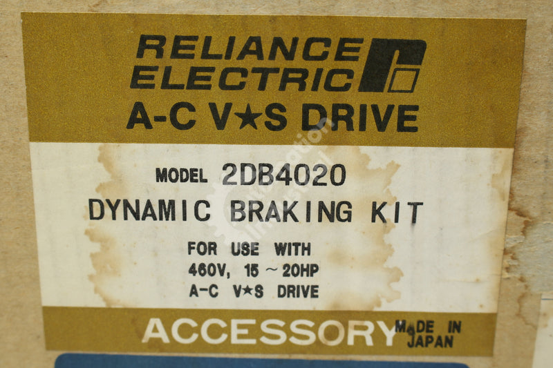 Reliance Electric 2DB4020 SP500 15-20HP 460VAC Dynamic Breaking Kit