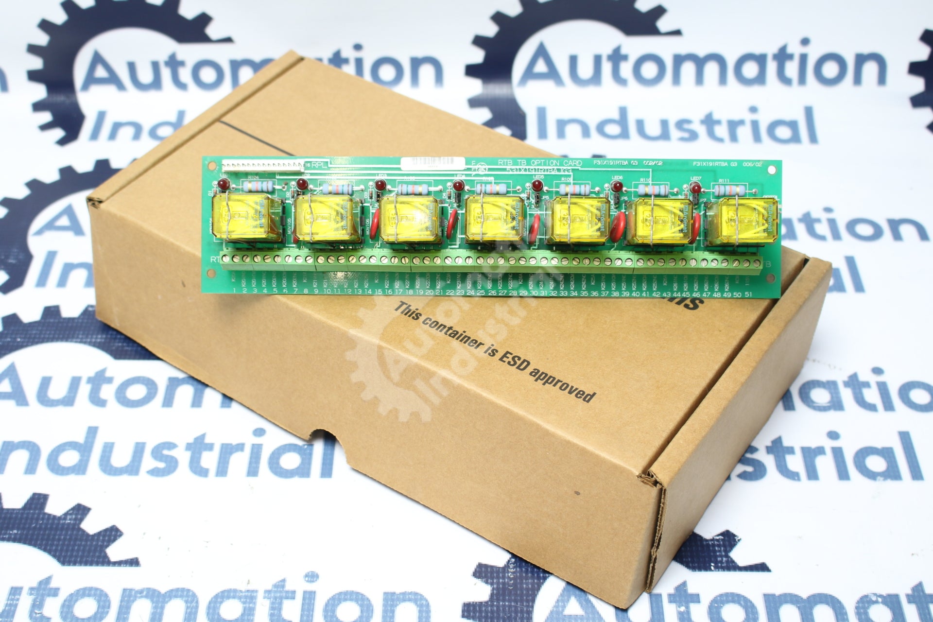 GE General Electric 531X191RTBAJG3 F31X191RTBAJG3 Relay Terminal Board