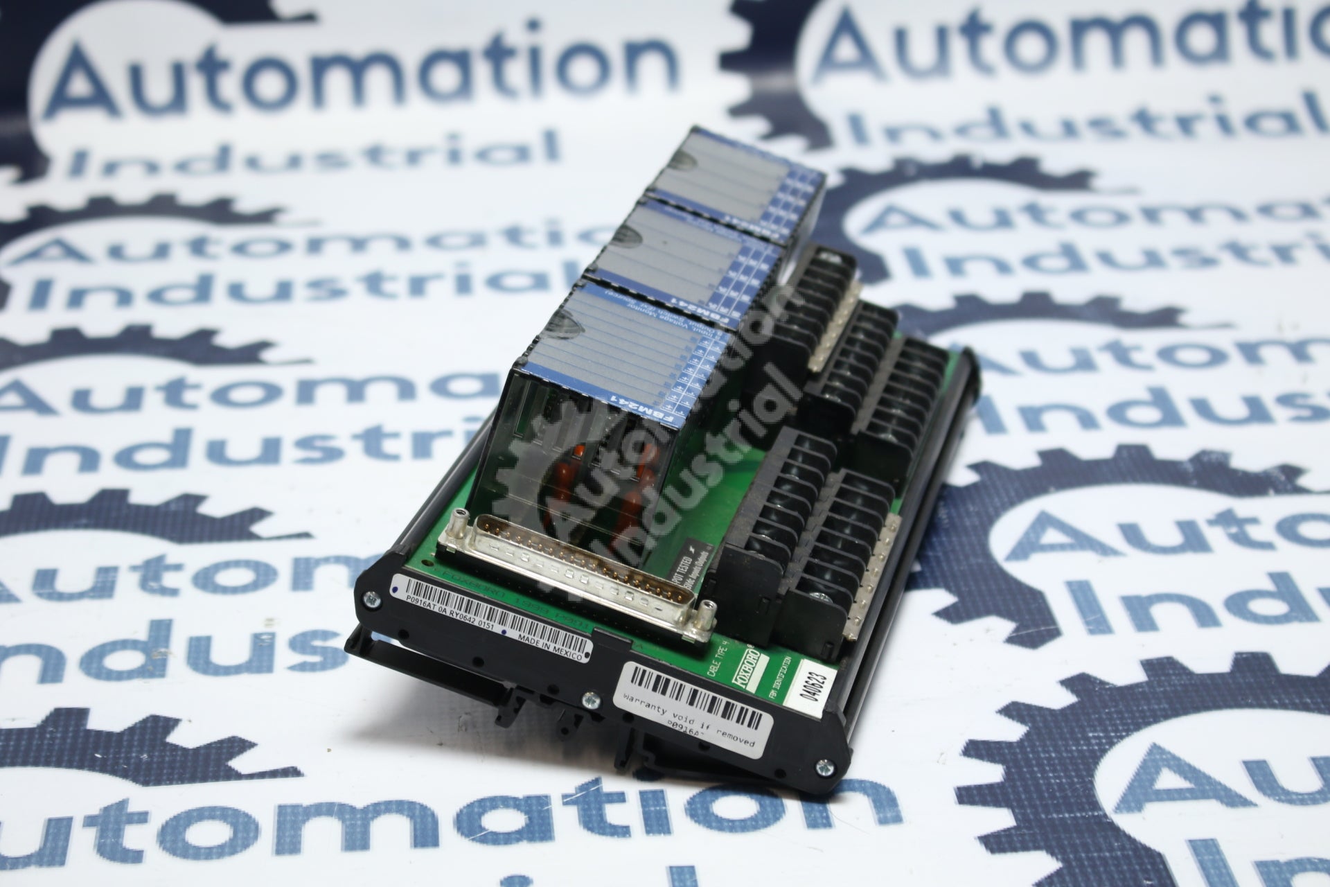 Foxboro P0916AT P0917FQ 0A Terminal Block 8 Input Voltage