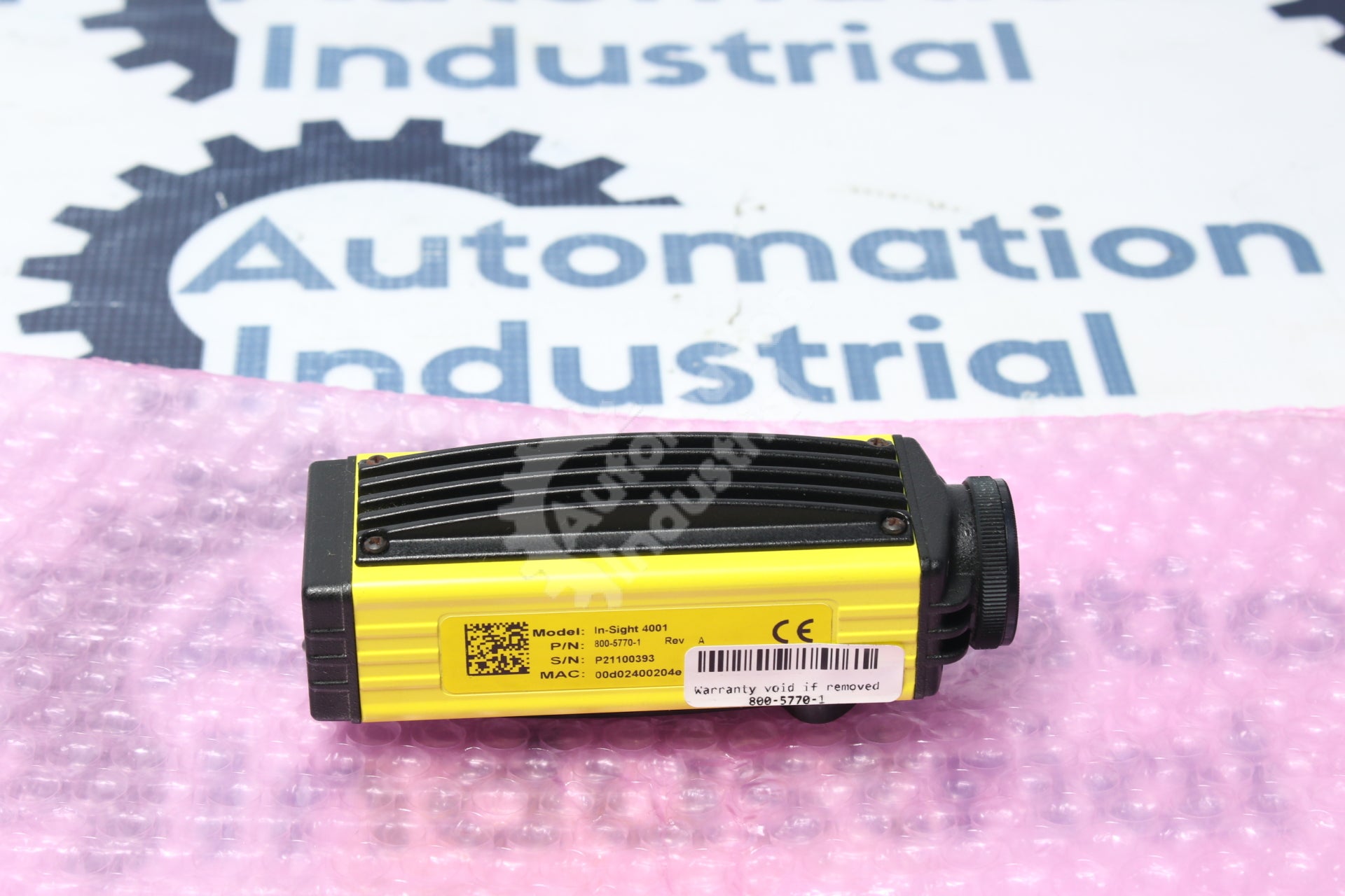 Cognex In-Sight 4000 800-5770-1 REV A CCD Camera