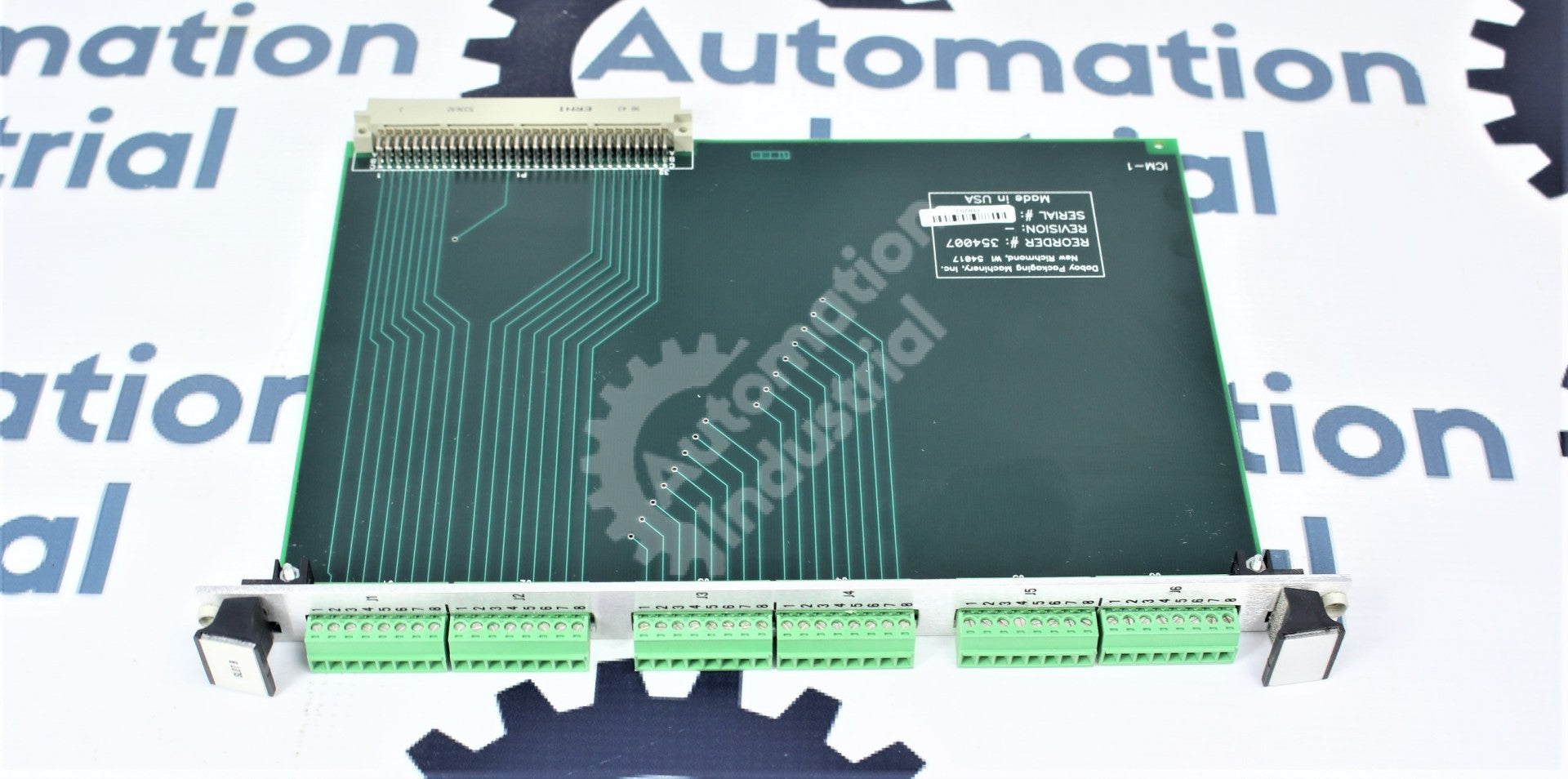 Doboy Packaging Machinery Inc 354007 Screw Terminal Interface Board