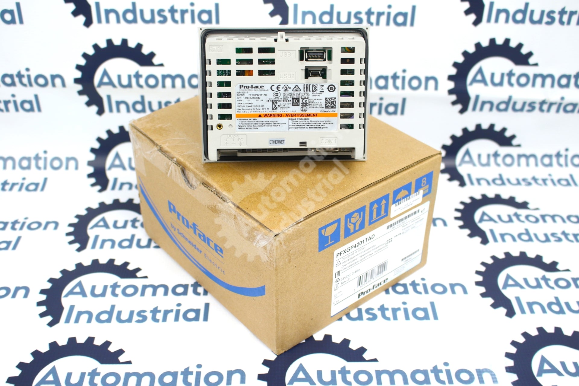 Pro-face PFXGP4201TAD GP-4201T 3.5in Touchscreen HMI New Surplus Factory Package