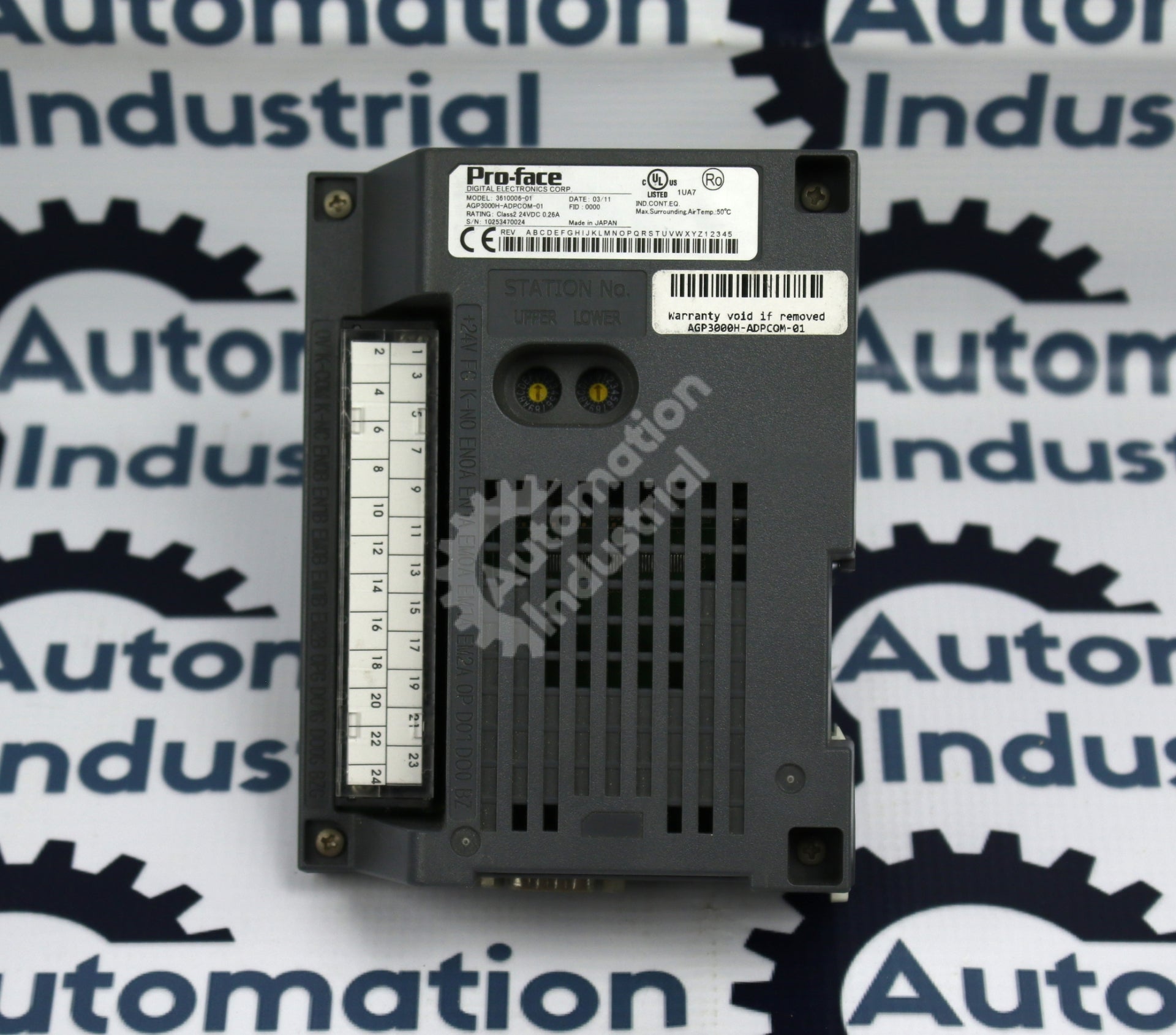 Pro-face AGP3000H-ADPCOM-01 Conversion Adapter and External Output I/F