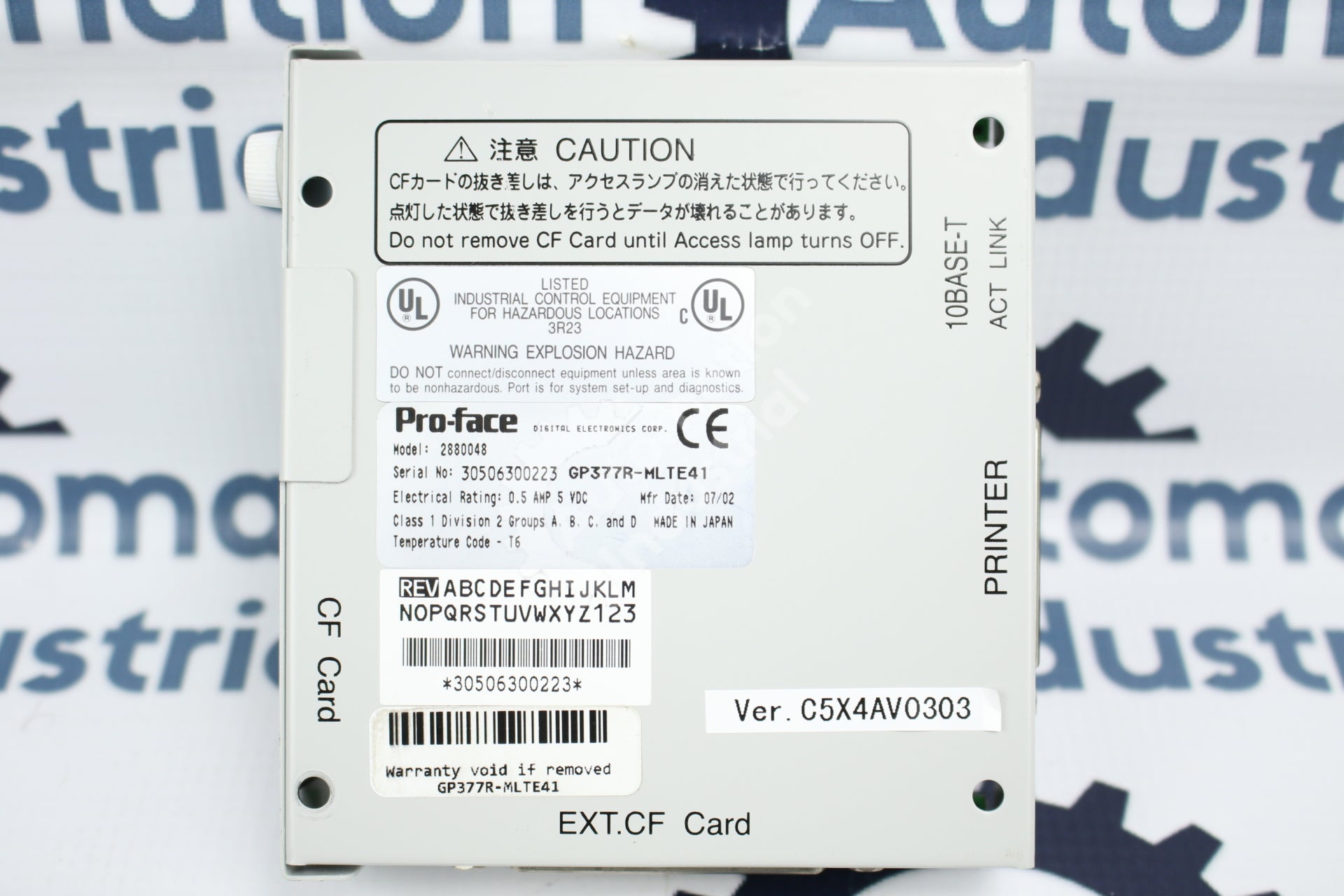 Pro-face GP377R-MLTE41 Ethernet Interface Unit