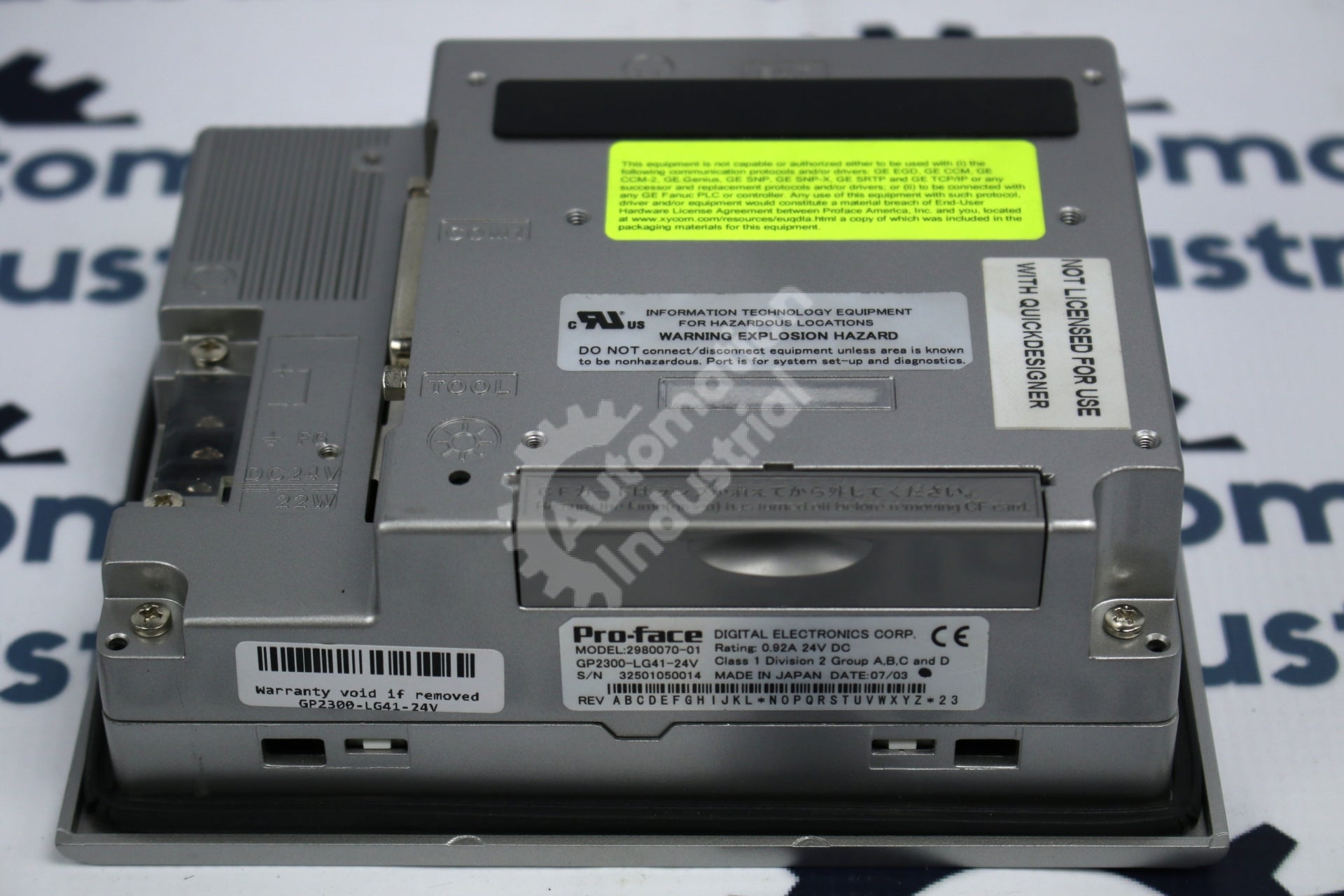 Pro-face GP2300-LG41-24V 6 inch HMI Touchscreen
