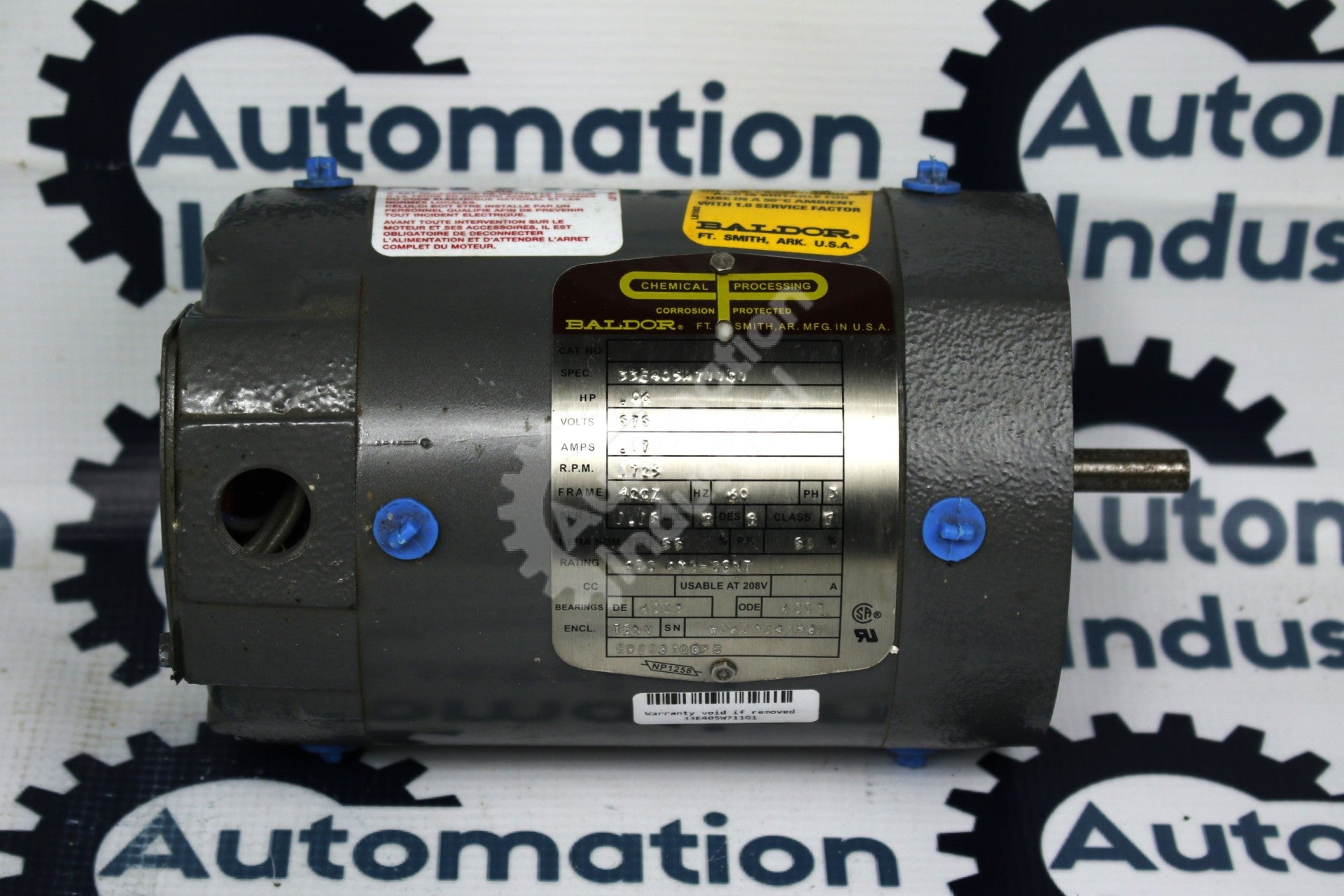 Baldor 33E405W711G1 .06 HP AC Motor