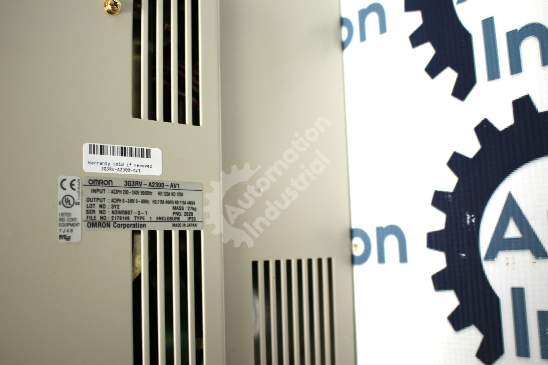 Omron 3G3RV-A2300-AV1 30 KW AC Drive