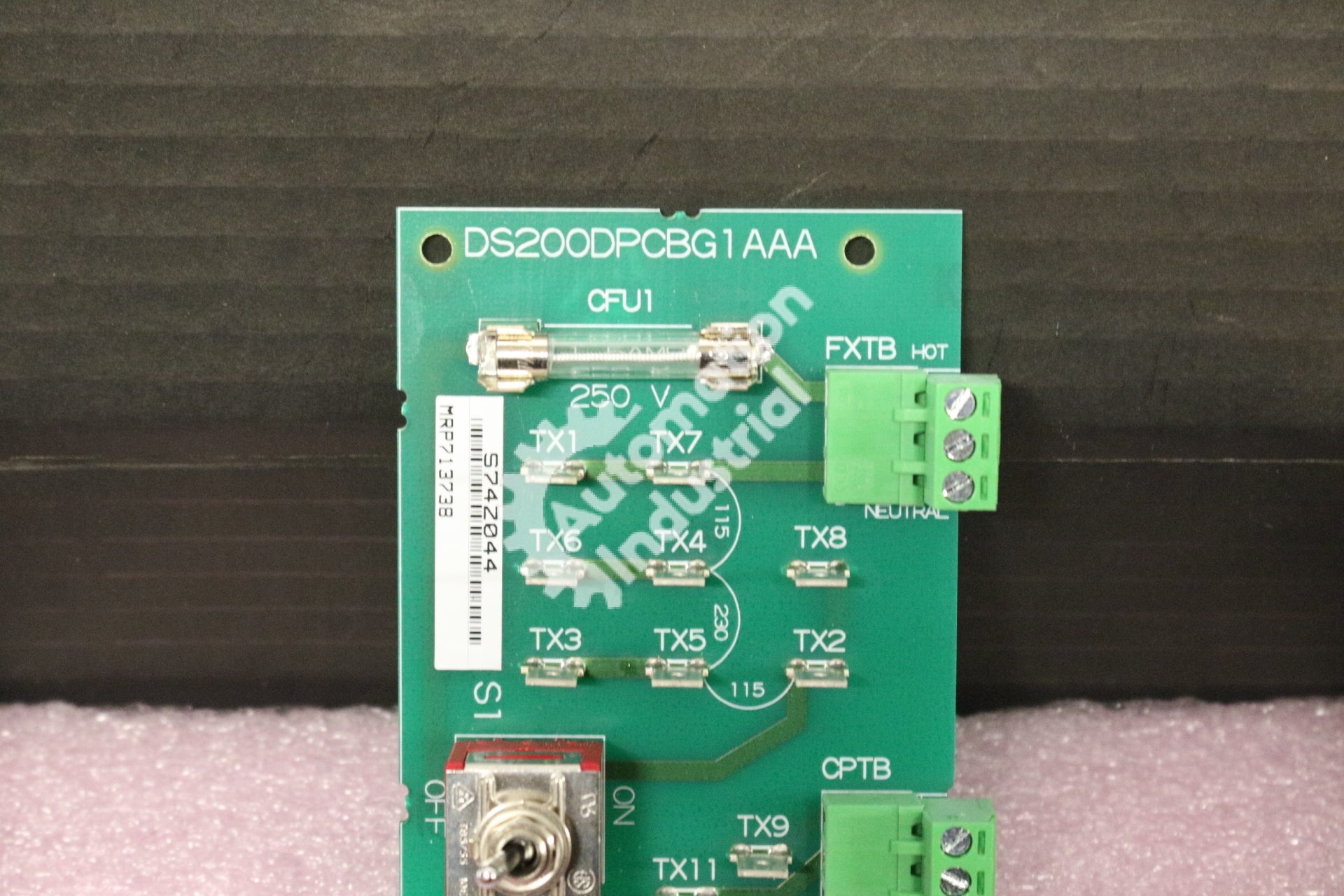 GE DS200DPCBG1A DS200DPCBG1AAA IOS + Power Connect Board Mark V