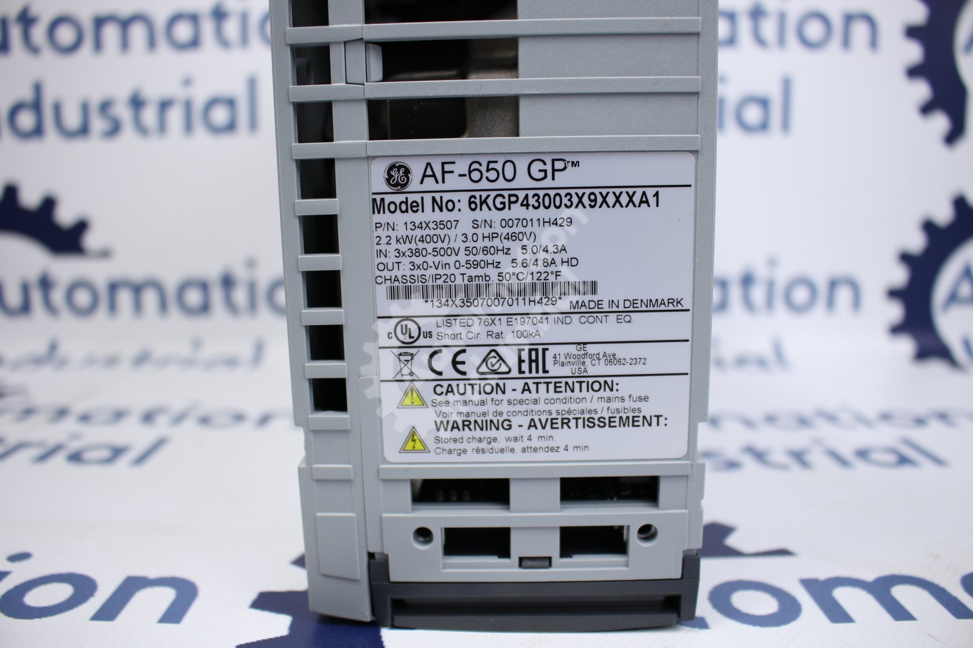 GE Fuji 6KGP43003X9XXXA1 3 HP Drive