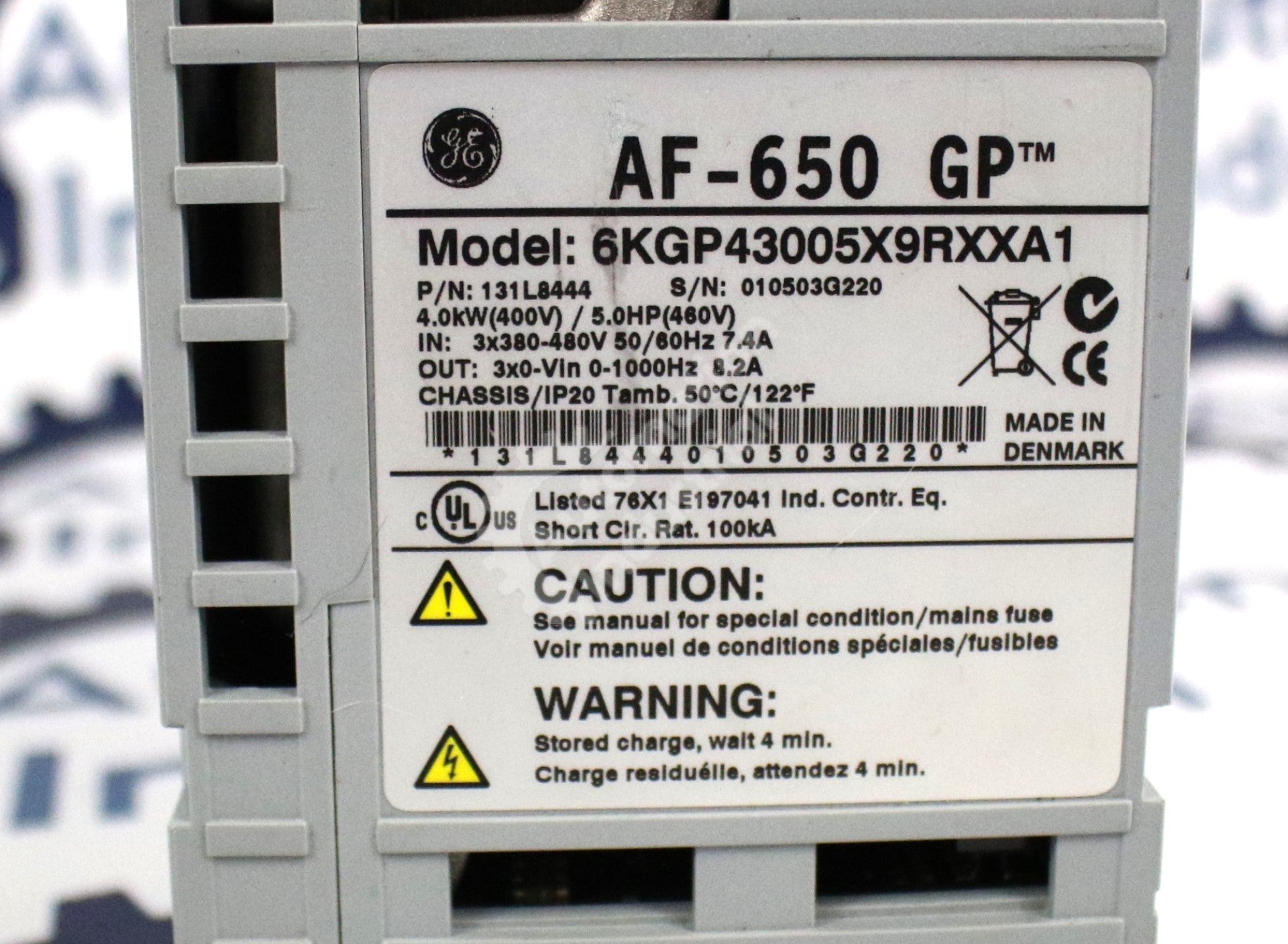 6KGP43005X9RXXA1 by GE General Electric Adjustable Speed Drive AF-650 GP