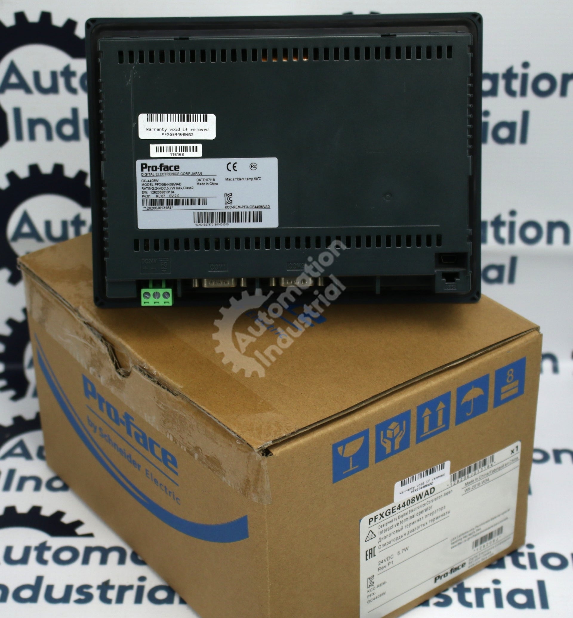 Pro-face PFXGE4408WAD GC-4408W 7 inch HMI Touchscreen New Surplus Factory Package