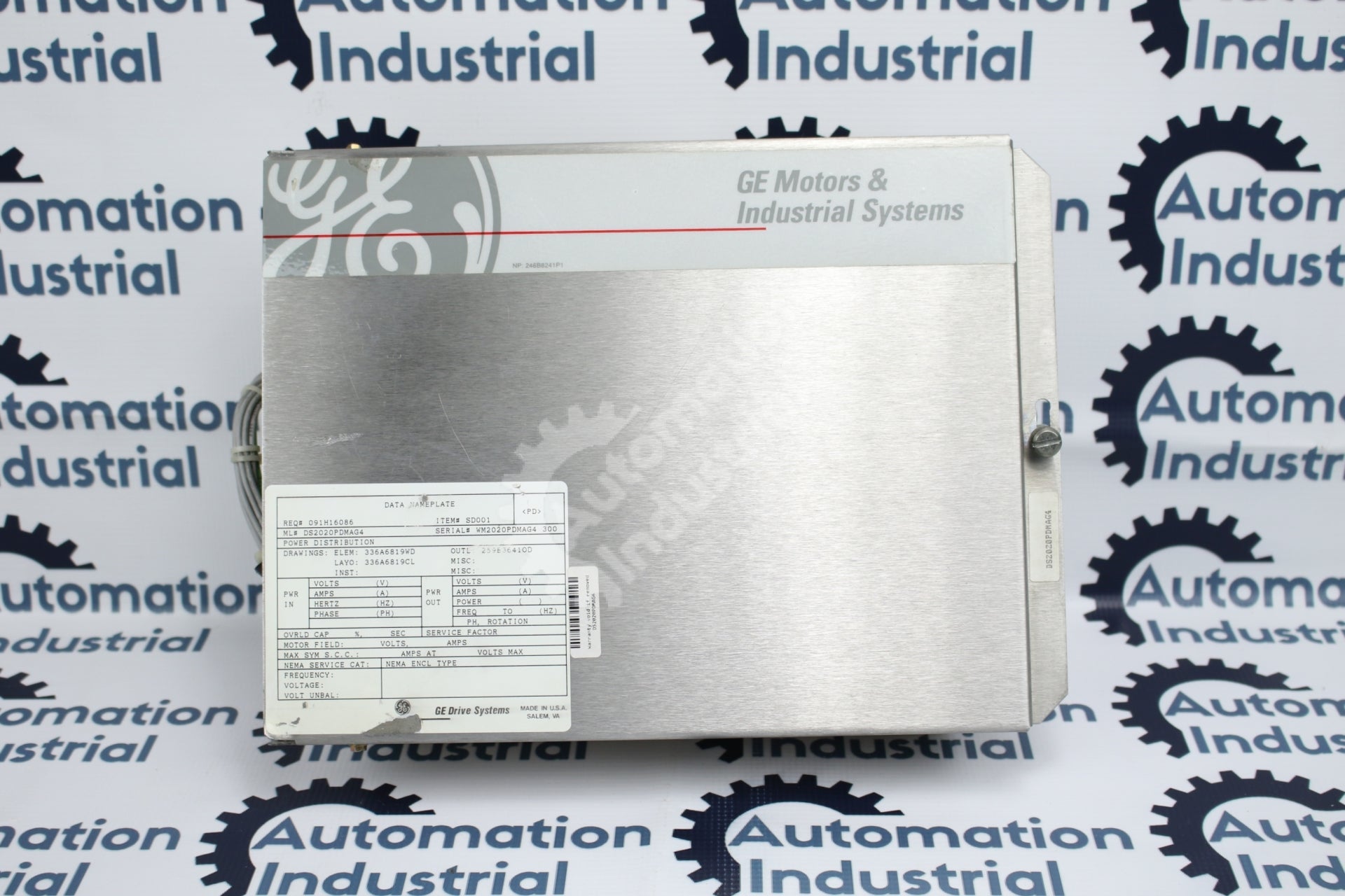 GE General Electric DS2020PDMAG4 Power Distribution Module Mark V