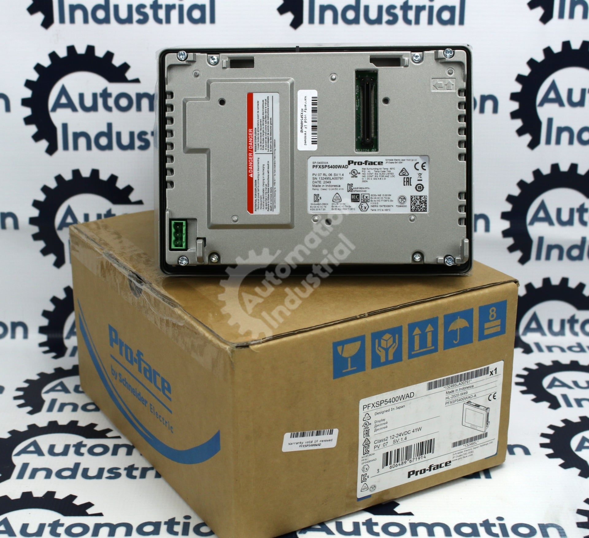 PFXSP5400WAD by Pro-Face SP-5400WA 7 inch HMI  New Surplus Factory Package