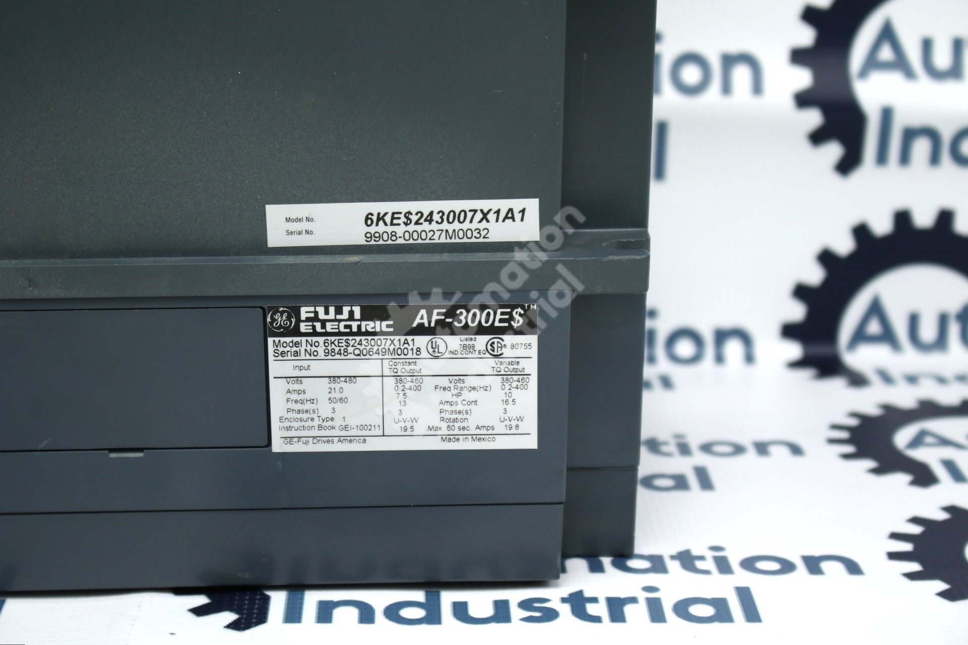 General Electric GE Fuji 6KE$243007X1A1 7HP Drive