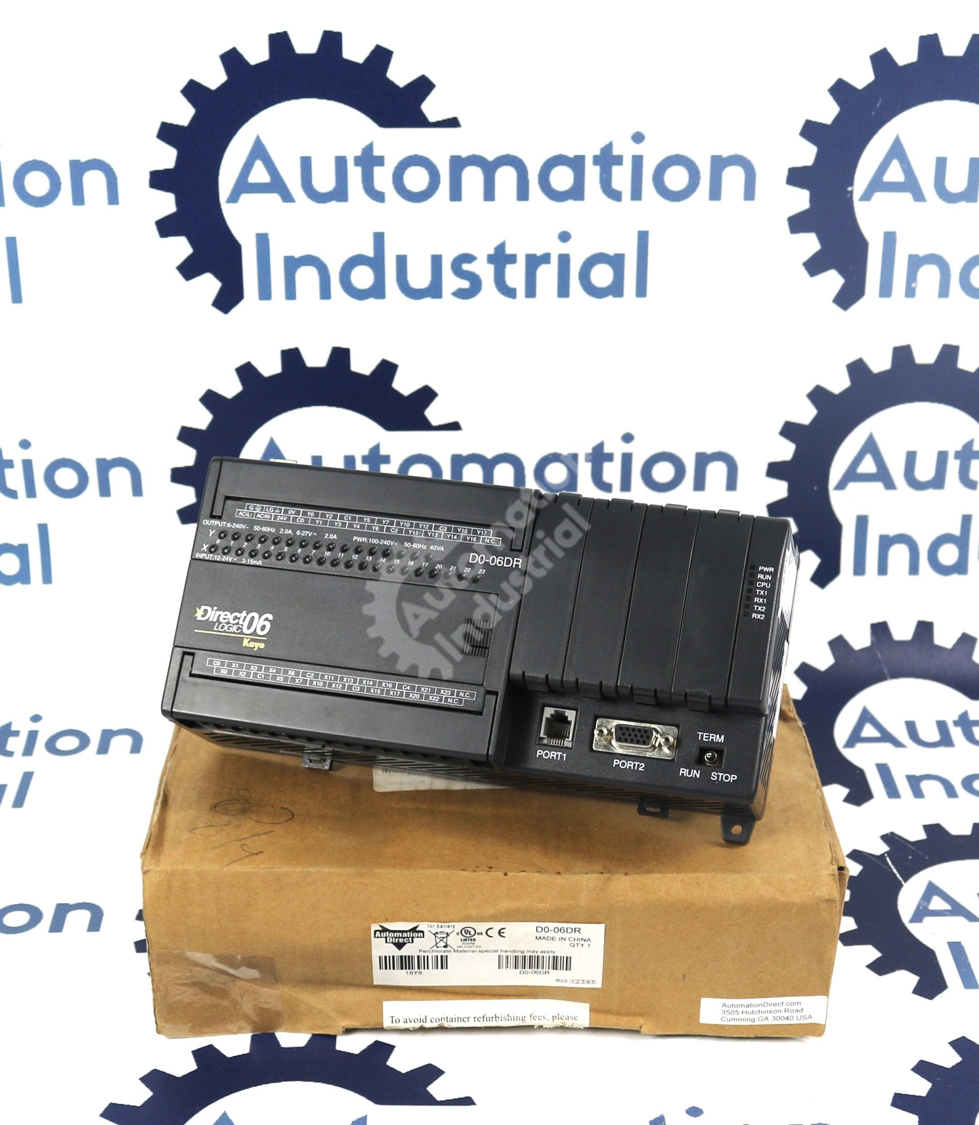 D0-06DR by Automation Direct I/O Module DL06 New Surplus Factory Package