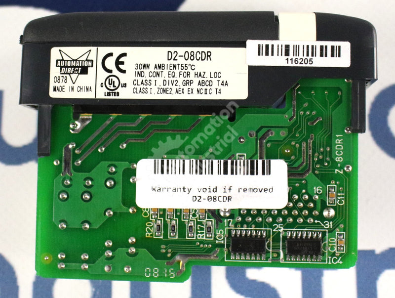 D2-08CDR by Automation Direct 24VDC I/O Module DirectLOGIC 205