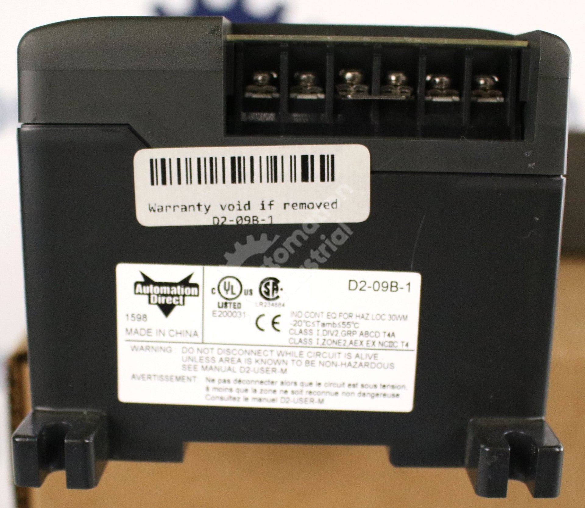 D2-09B-1 by Automation Direct 24VDC I/O Base w/Output Power DirectLOGIC 205