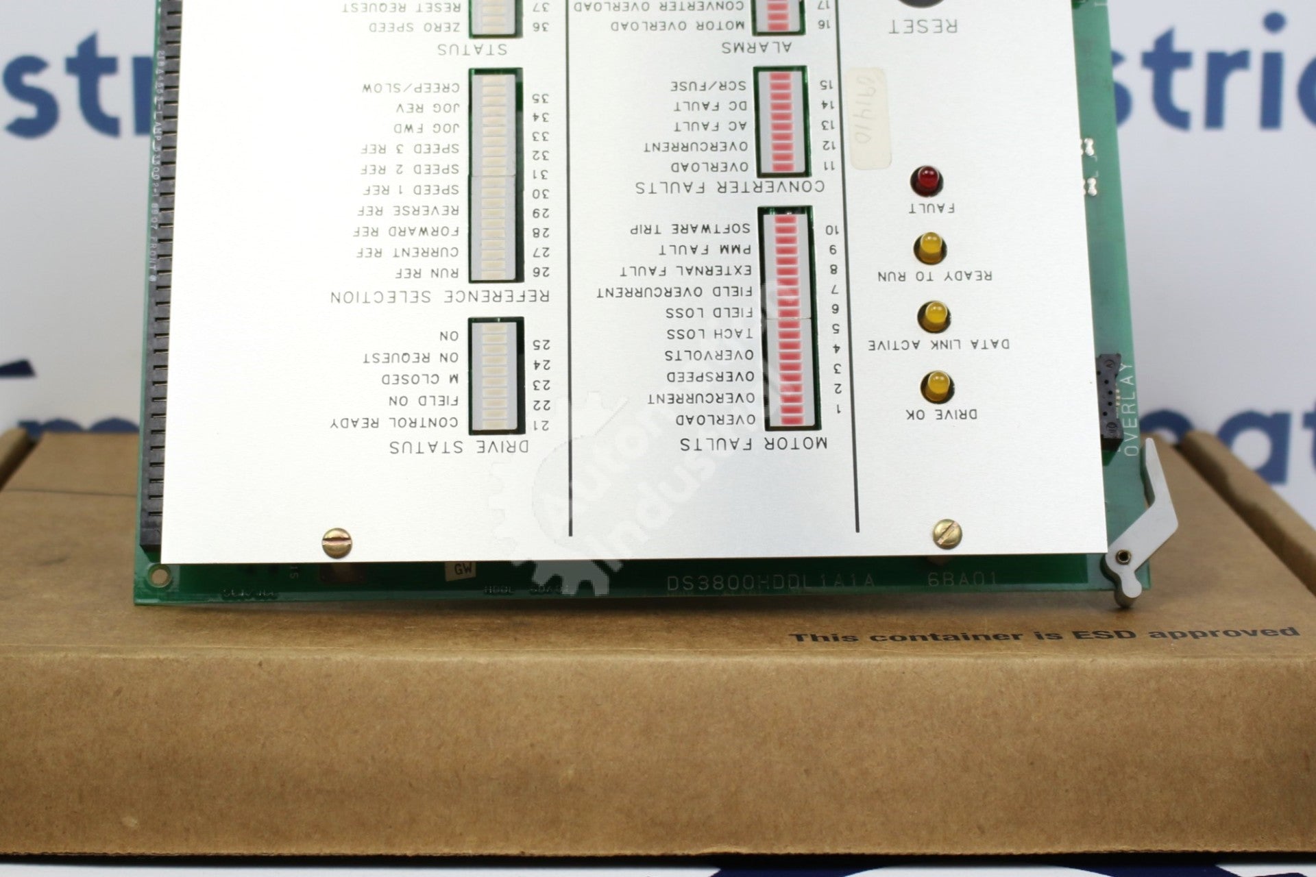 DS3810DDDB1B1A by GE General Electric DS3810DDDB with DS3800HDDL1A1A Diagnostic Display Driver Assembly Mark IV