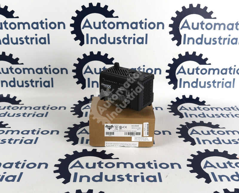 D0-05DR by Automation Direct 120-240VAC PLC 8 DC Input 6 Relay Output AC Power Supply DirectLOGIC 05 New Surplus Factory Package