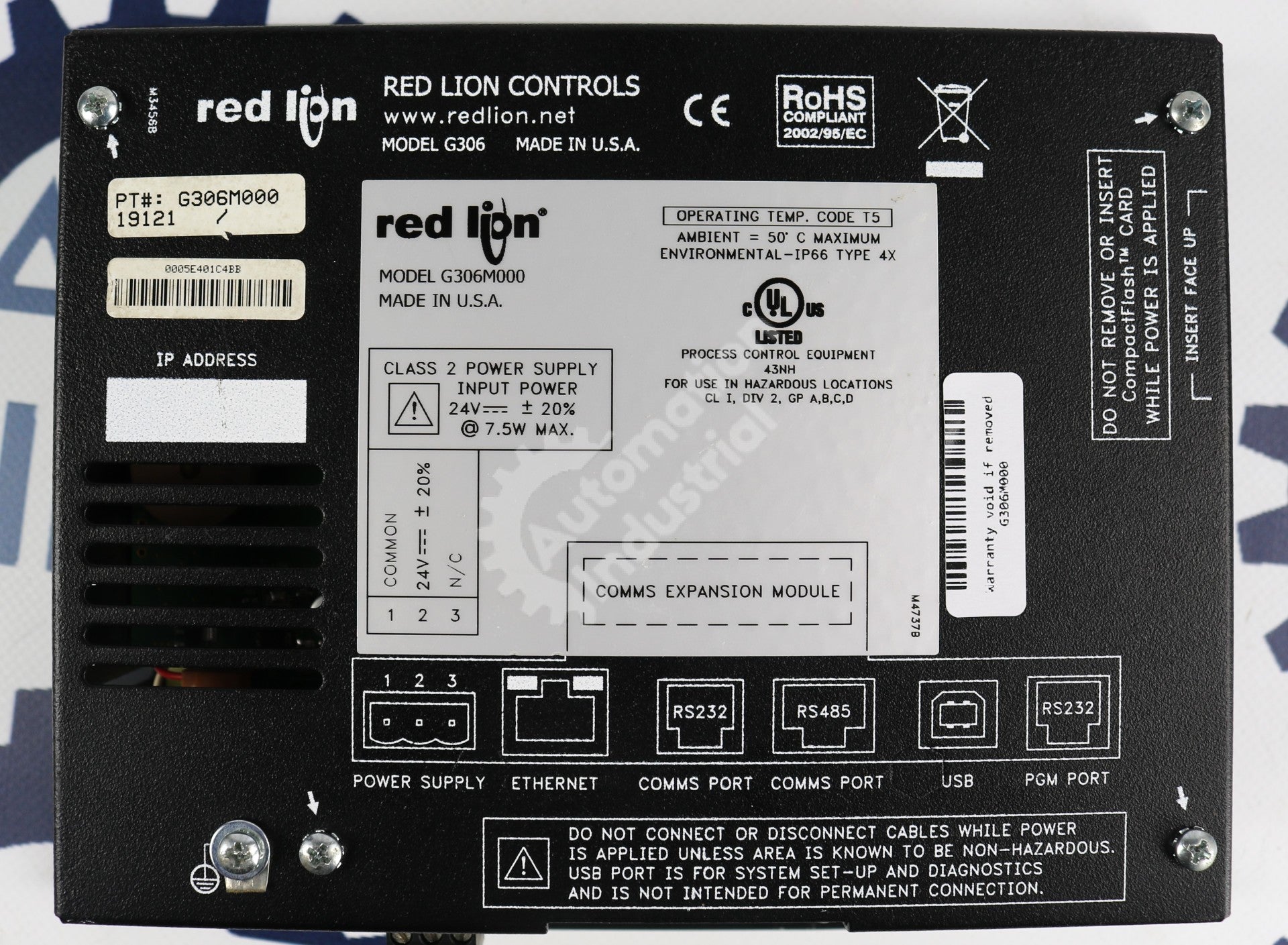 G306M000 by Red Lion 6 Inch Operator Interface HMI