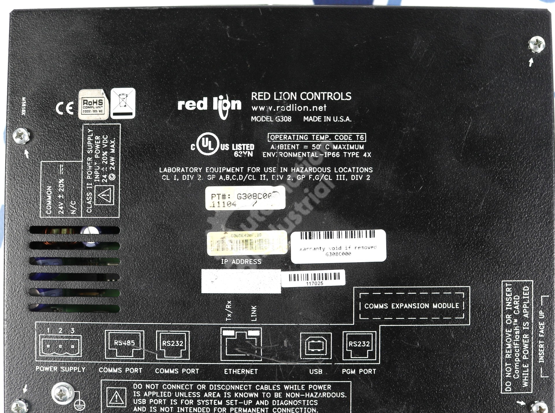 G308C000 by Red Lion 24VDC Operator Interface HMI