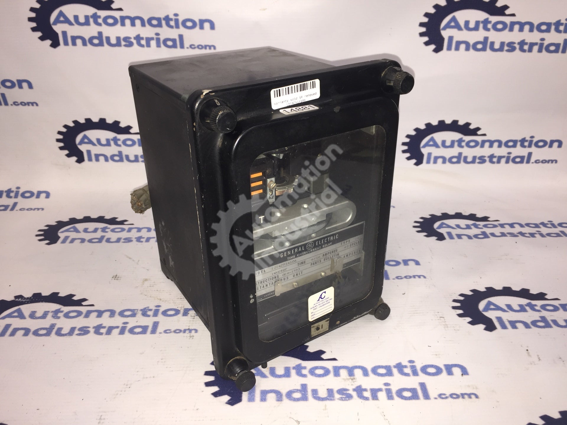 General Electric 12IAC51A10A Time Overcurrent Relay