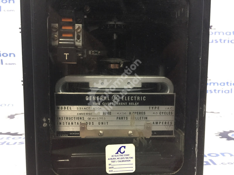 General Electric 12IAC51A10A Time Overcurrent Relay