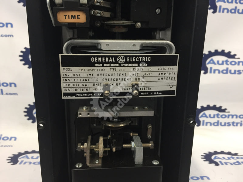 General Electric 12IBC52E110A Phase Directional Overcurrent Relay No Cover