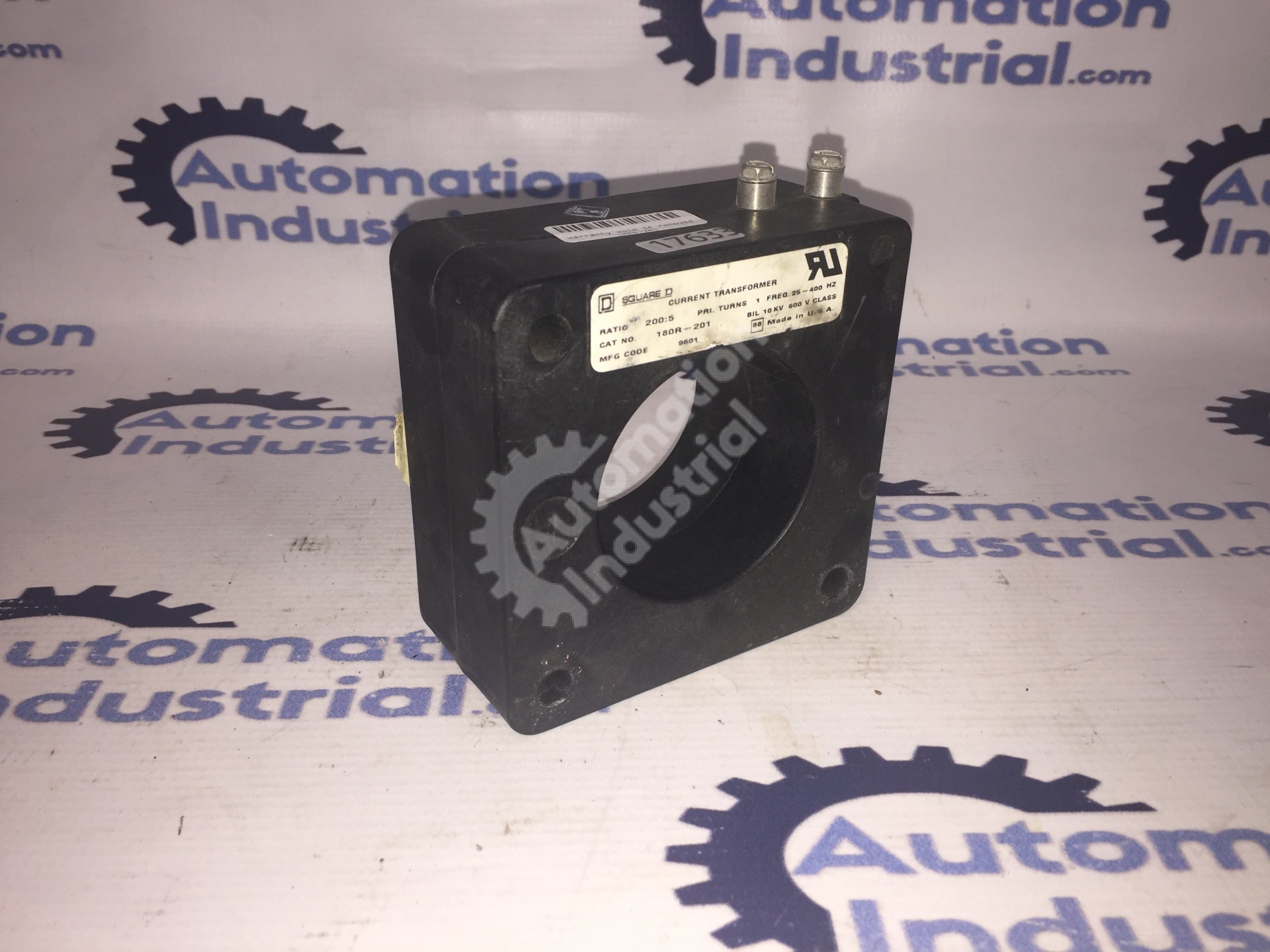 Square D 180R-201 Torroidal Current Transformer