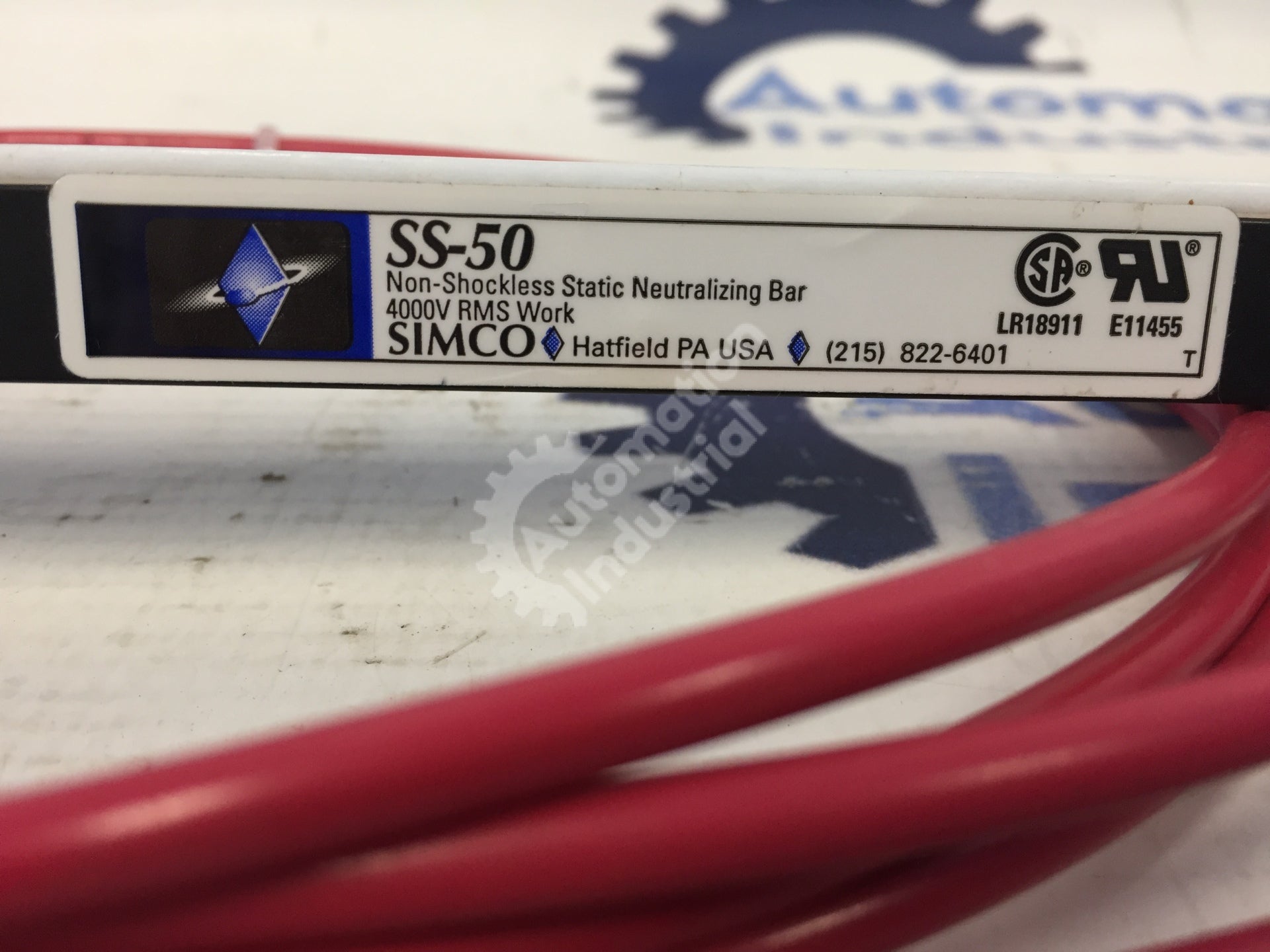 Simco LR18911 E11455 Non-Shockless Static Neutralizing Bar SS-50