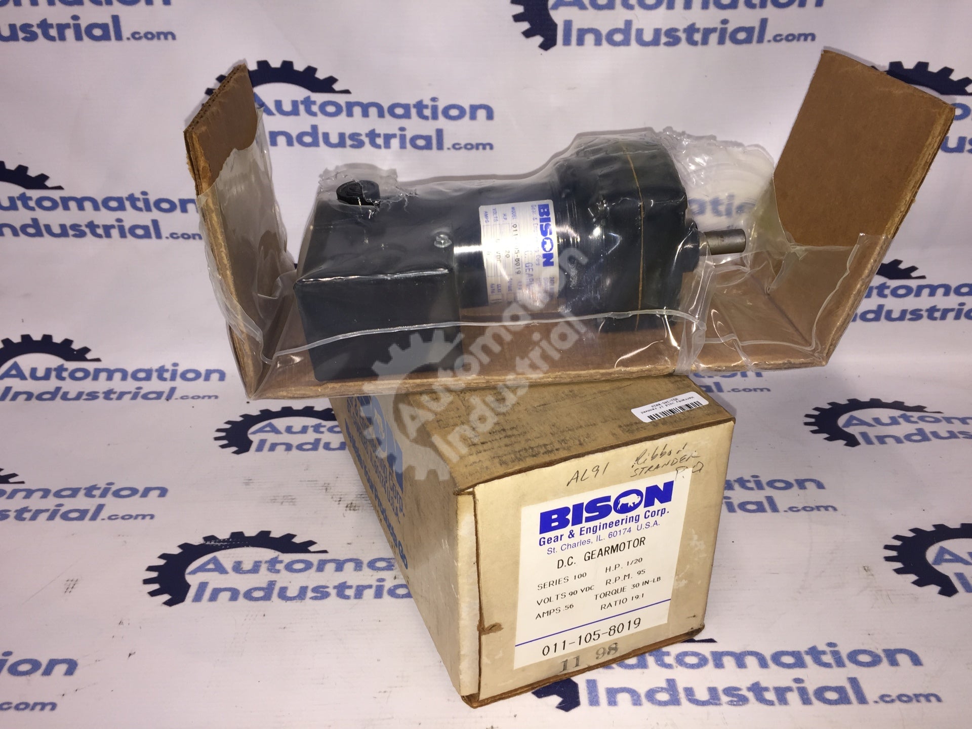 Bison 011-105-8019 Gearmotor