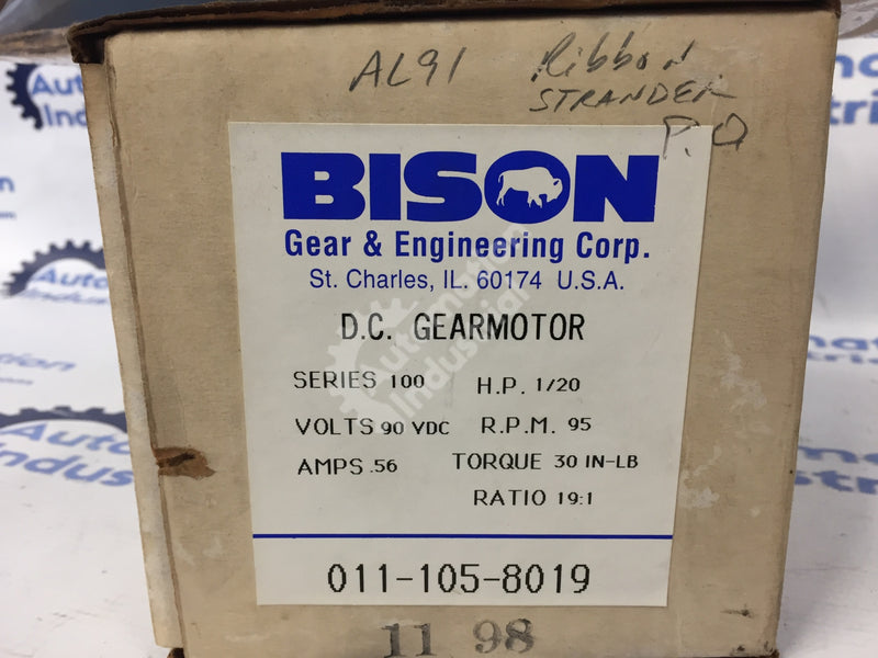 Bison 011-105-8019 Gearmotor