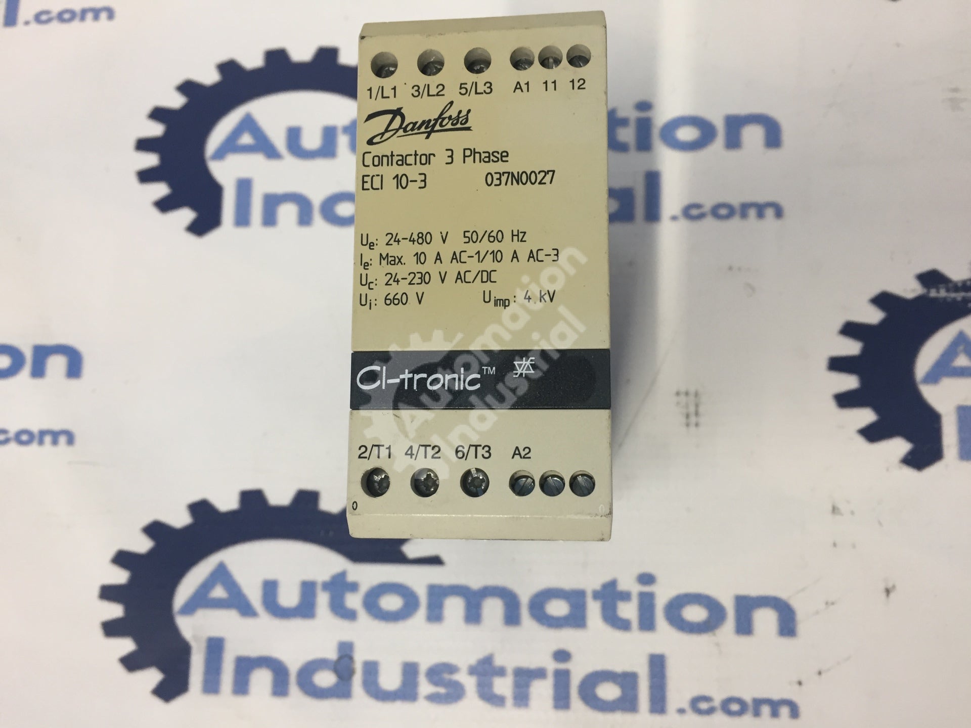 CI-Tronic 037N0027 Danfoss Contactor 3 Phase