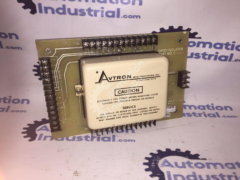 Avtron C12351 Opto-Isolator Assy. A10567 REV F