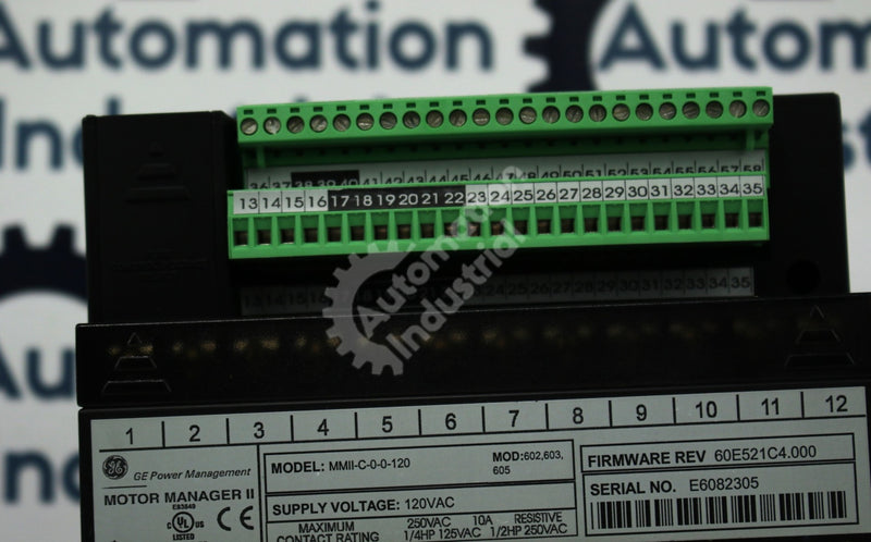 GE Multilin MMII-C-0-0-120 Motor Manager New Surplus Factory Package
