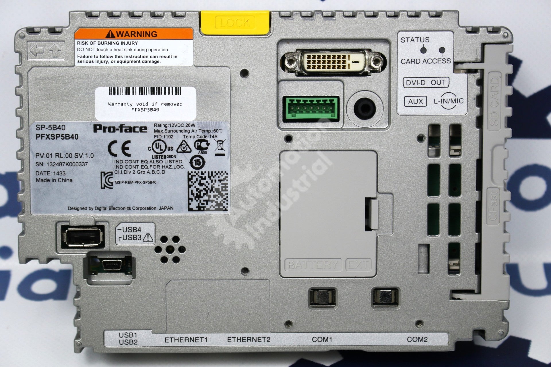 Pro-face PFXSP5B40 SP-5B40 Modular Box Module Pro-face PFXSP5B40 SP-5B40 Modular Box Module