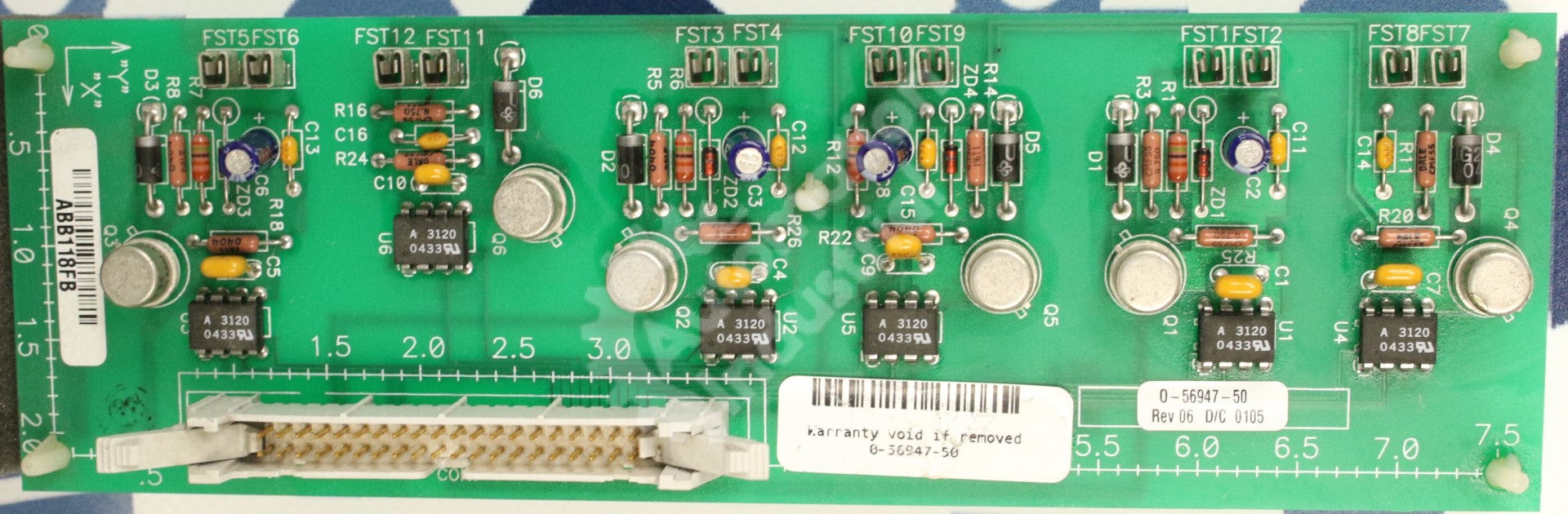 0-56947-50 by Reliance Electric Gate Driver Card GV3000