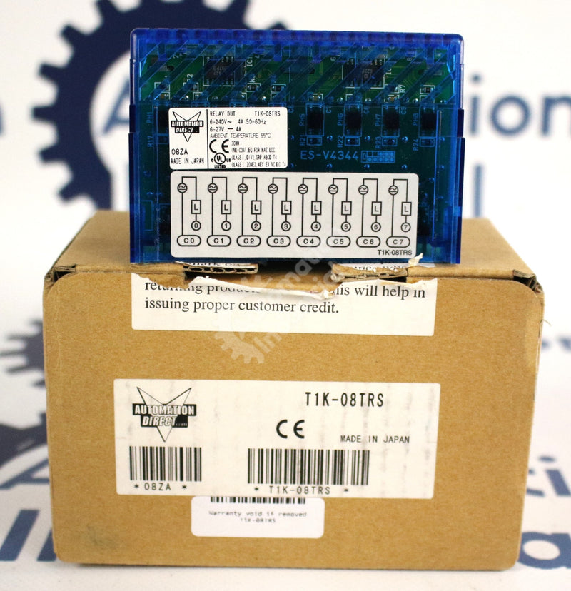 T1K-08TRS by Automation Direct 6-24VDC/6-240VAC Relay Output Module DL205 NEW