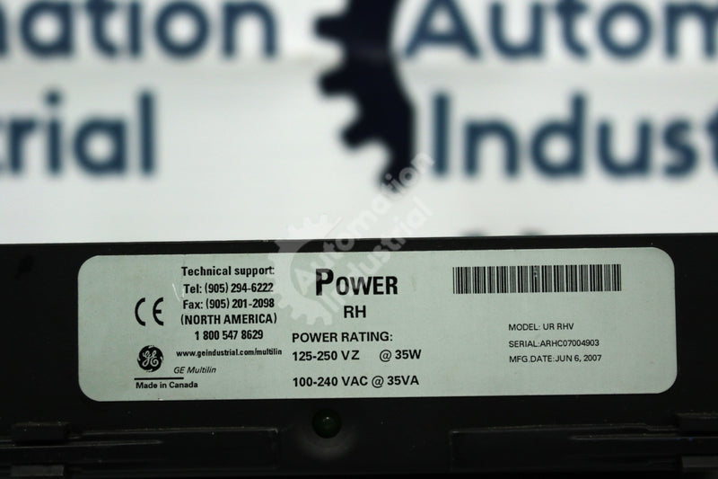 GE Muiltilin UR RHV UR-RHV Universal Relay Power Supply Module OPEN BOX